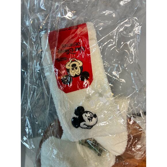 Walt Disney Productions Mickey Mouse Baby Booties 1980s NOS Sealed Size 0–1 USA - Picture 3 of 8